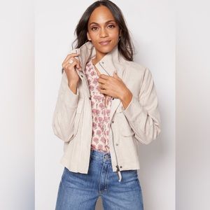 [EUC] $168 EVEREVE Camp Jacket in Cream. Size Small.